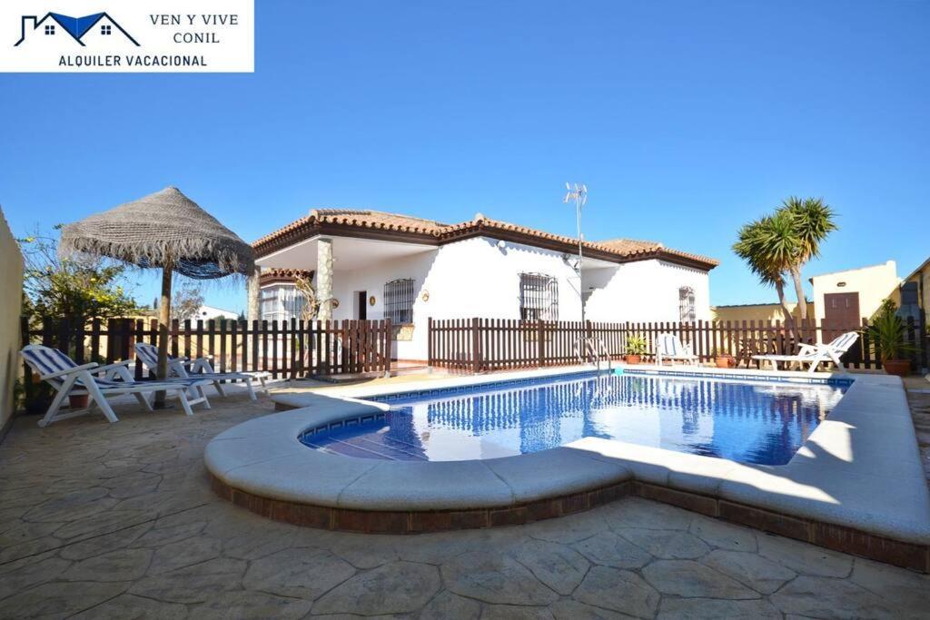 Chalet Con Piscina Privada En Conil Conil De La Frontera Buitenkant foto
